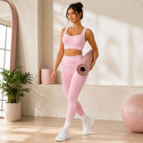 Women’s High-Waisted Yoga Set – Butt-Lifting Activewear 5