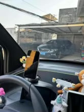 Customer photo of the car mount in use