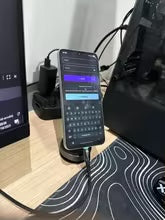 Customer photo of the car mount in use