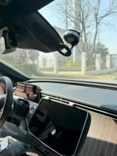 Customer photo of the car mount in use