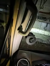 Customer photo of the car mount in use